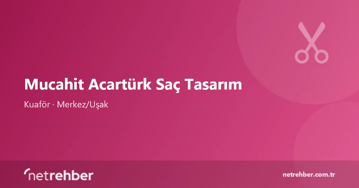 Mucahit Acartürk Saç Tasarım kapak görseli