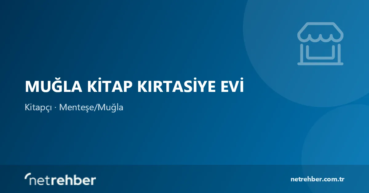 Muğla Kitap Kırtasiye Evi kapak görseli