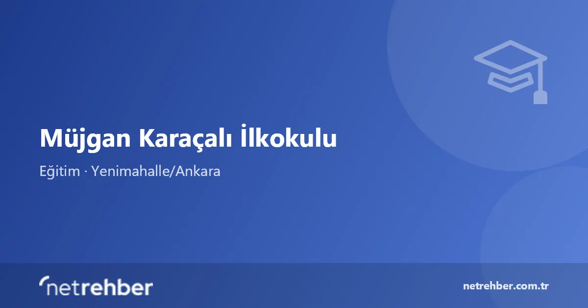 Müjgan Karaçalı İlkokulu kapak görseli