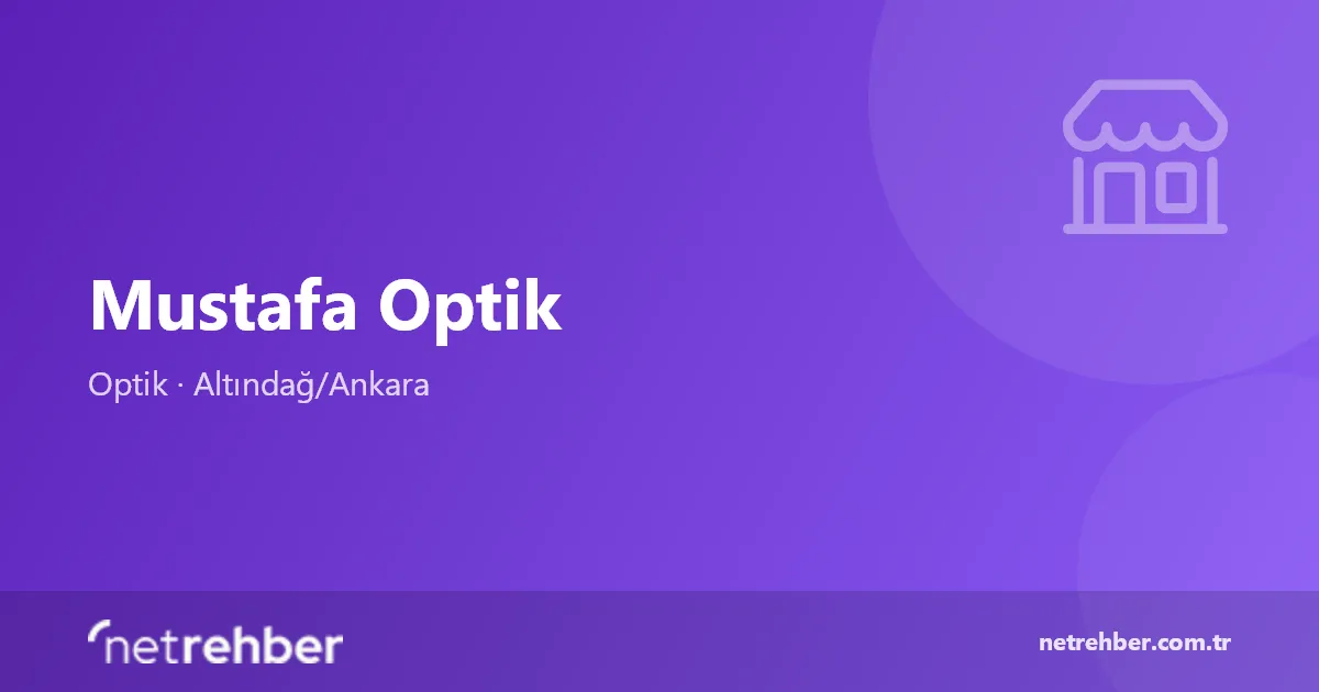 Mustafa Optik kapak görseli