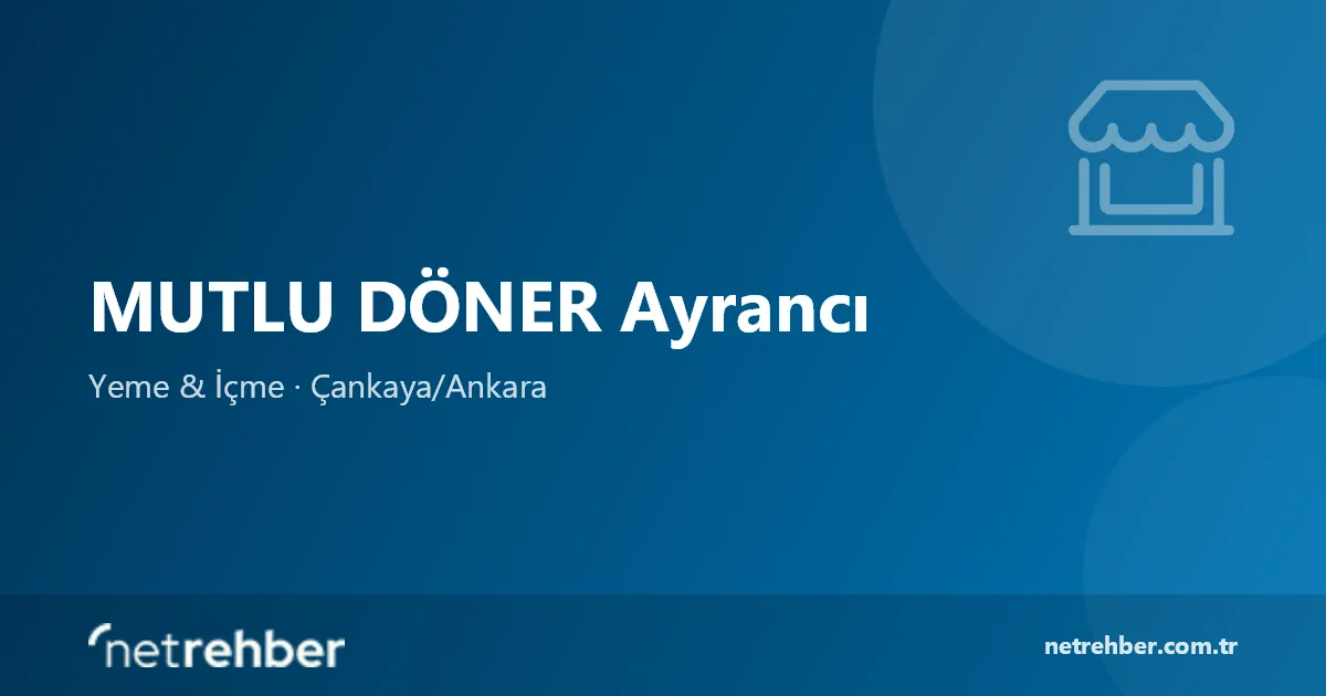 MUTLU DÖNER Ayrancı kapak görseli