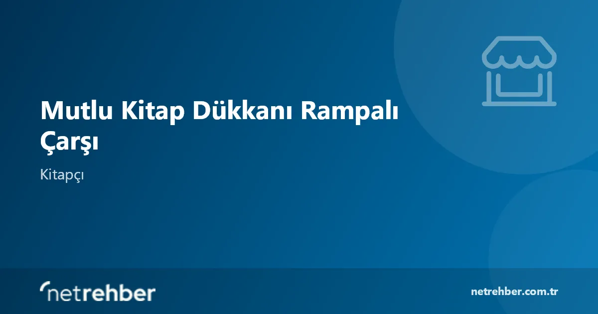 Mutlu Kitap Dükkanı Rampalı Çarşı kapak görseli