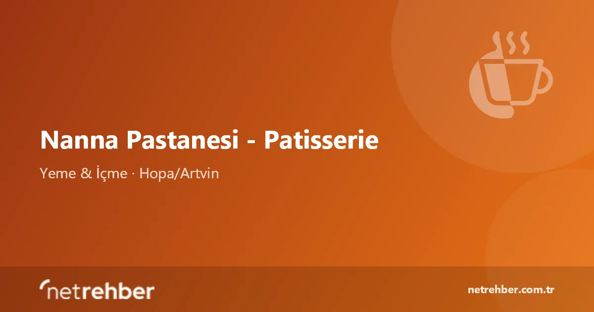Nanna Pastanesi - Patisserie kapak görseli