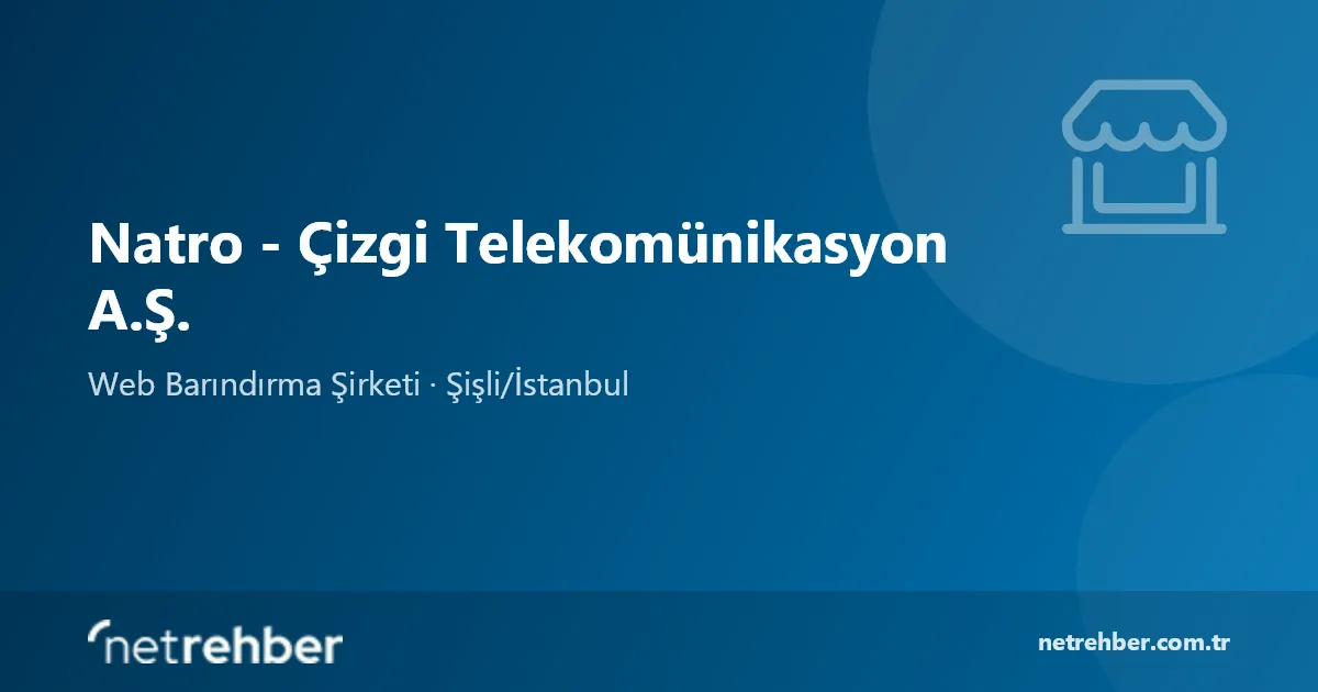 Natro - Çizgi Telekomünikasyon A.Ş. kapak görseli