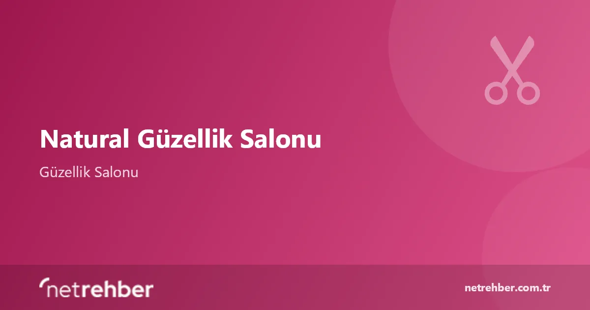 Natural Güzellik Salonu kapak görseli