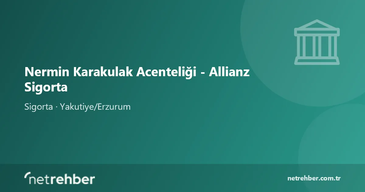 Nermin Karakulak Acenteliği - Allianz Sigorta kapak görseli