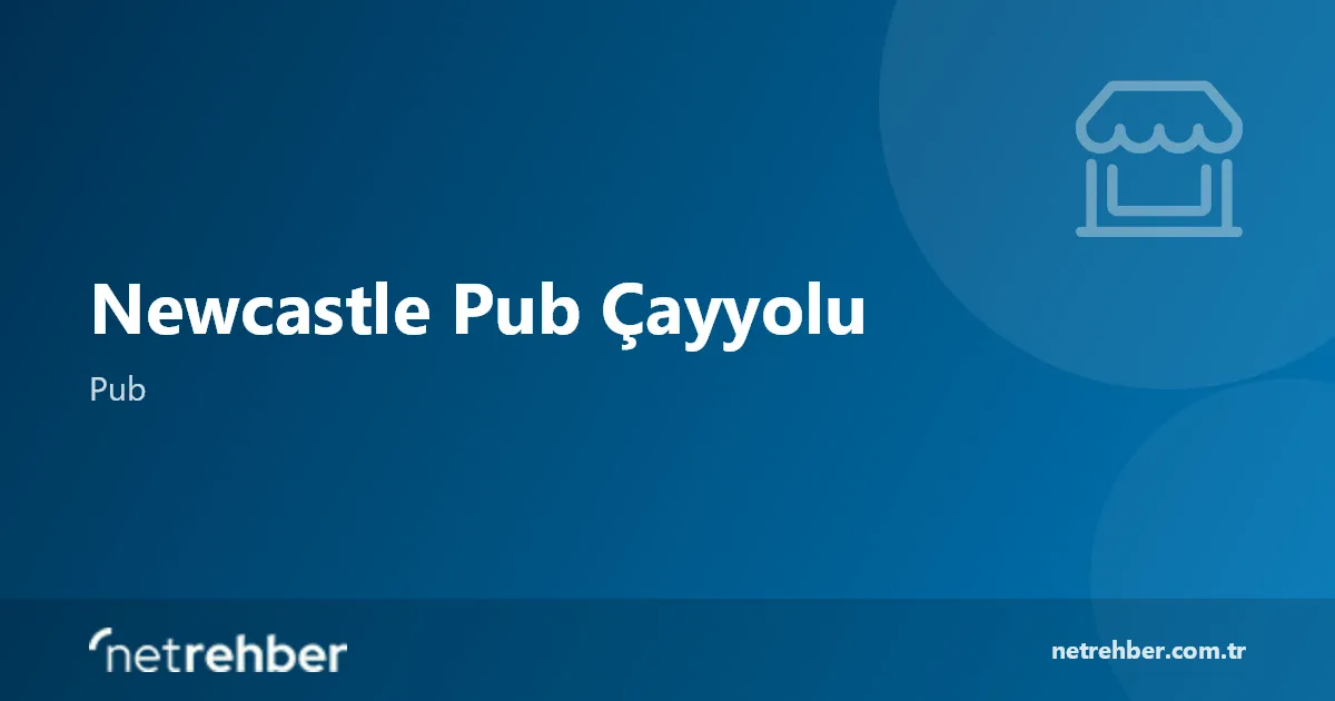 Newcastle Pub Çayyolu kapak görseli