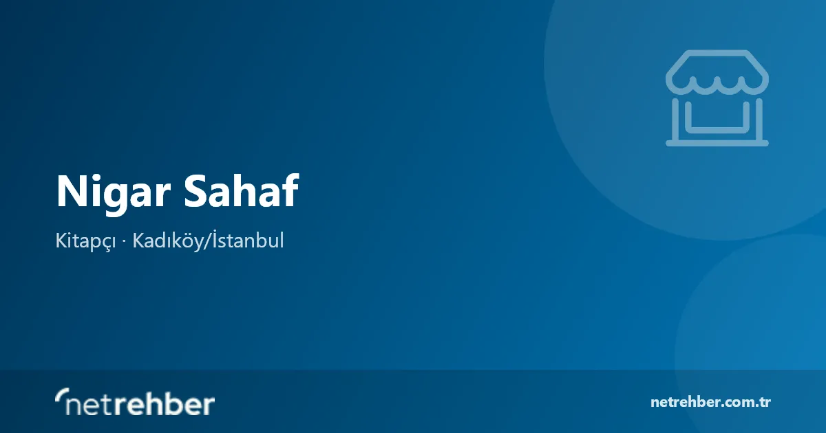 Nigar Sahaf kapak görseli