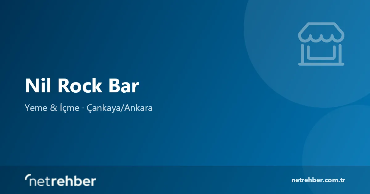Nil Rock Bar kapak görseli
