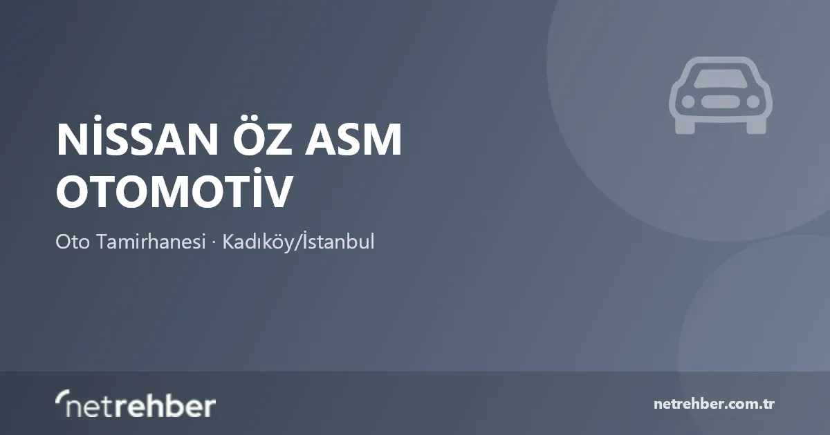 Nissan Öz Asm Otomotiv kapak görseli