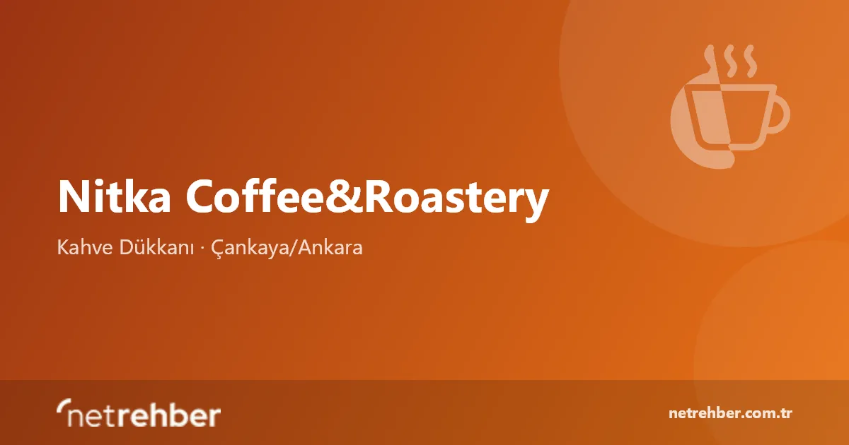 Nitka Coffee&Roastery kapak görseli