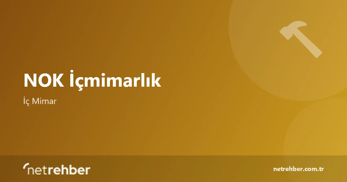 NOK İçmimarlık kapak görseli