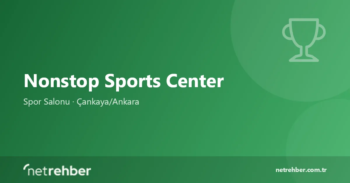 Nonstop Sports Center kapak görseli