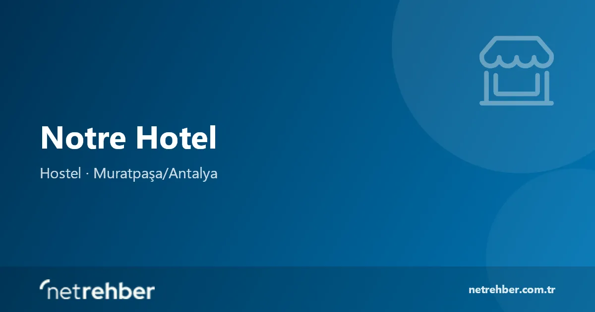 Notre Hotel kapak görseli