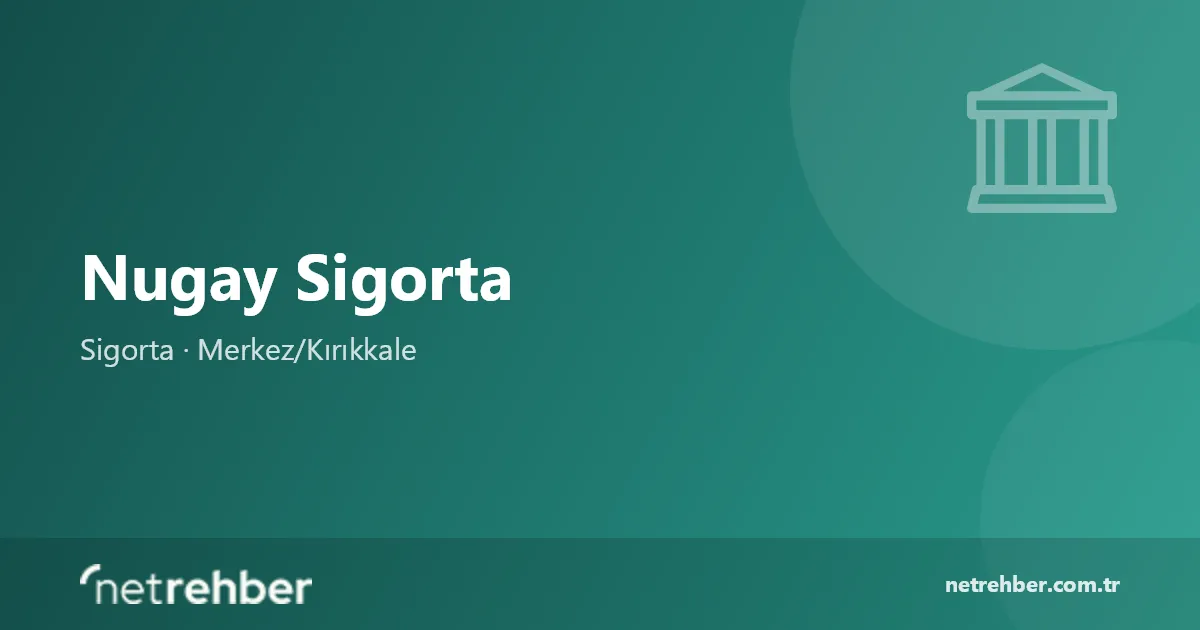 Nugay Sigorta kapak görseli