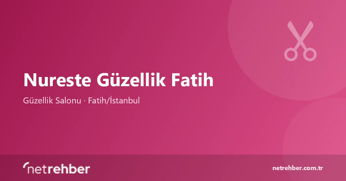 Nureste Güzellik Fatih kapak görseli