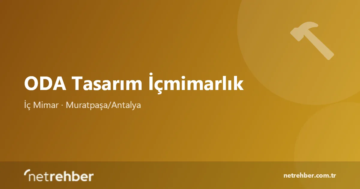 ODA Tasarım İçmimarlık kapak görseli
