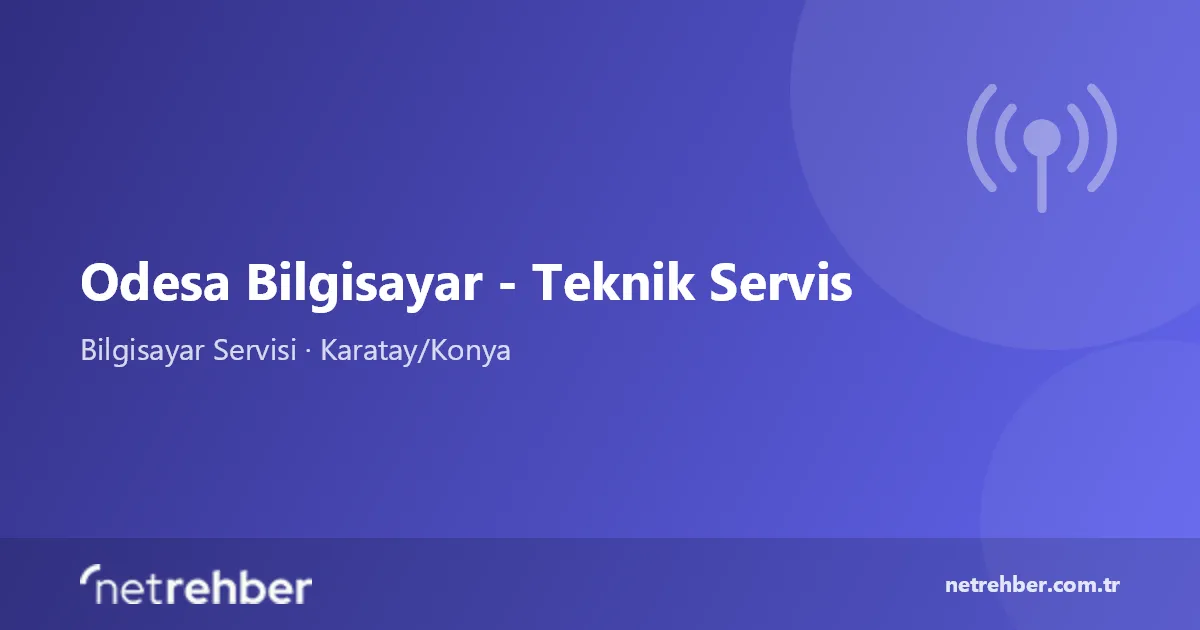 Odesa Bilgisayar - Teknik Servis kapak görseli