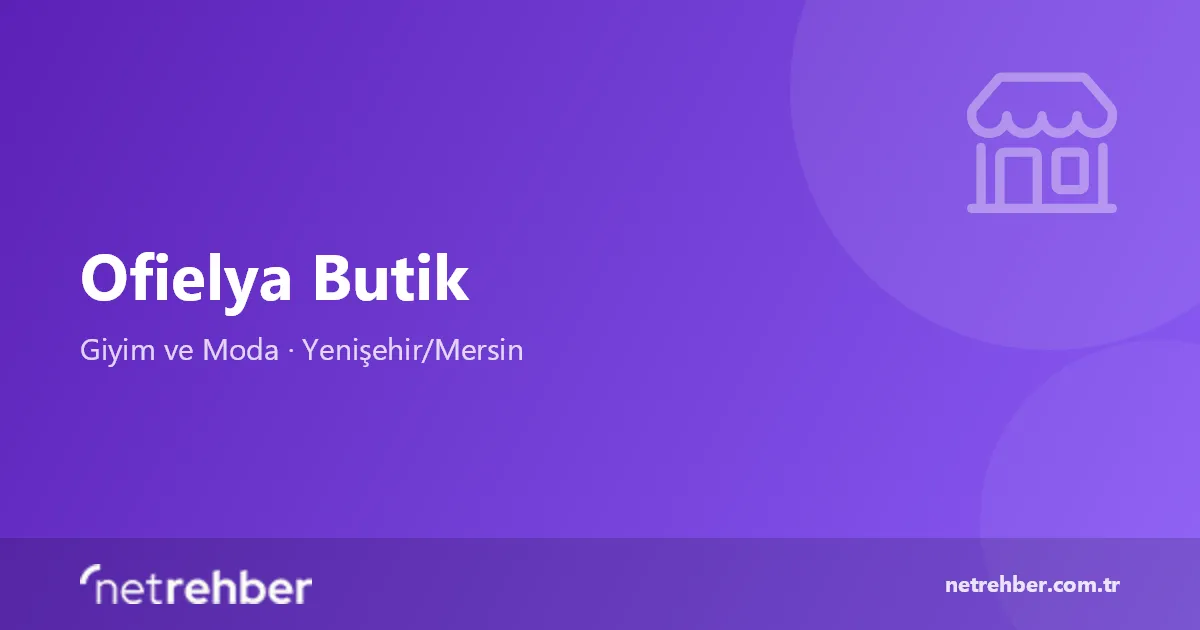 Ofielya Butik kapak görseli