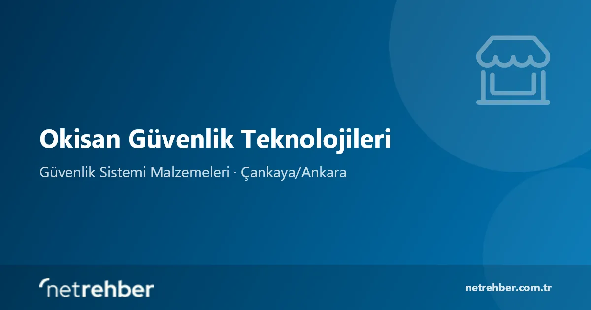 Okisan Güvenlik Teknolojileri kapak görseli
