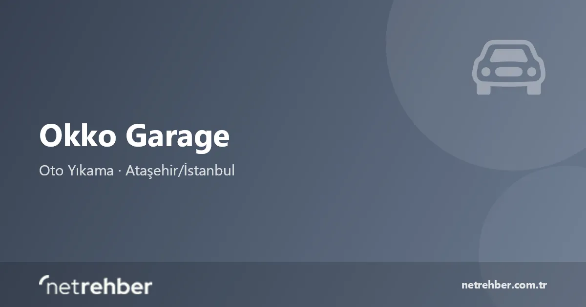Okko Garage kapak görseli