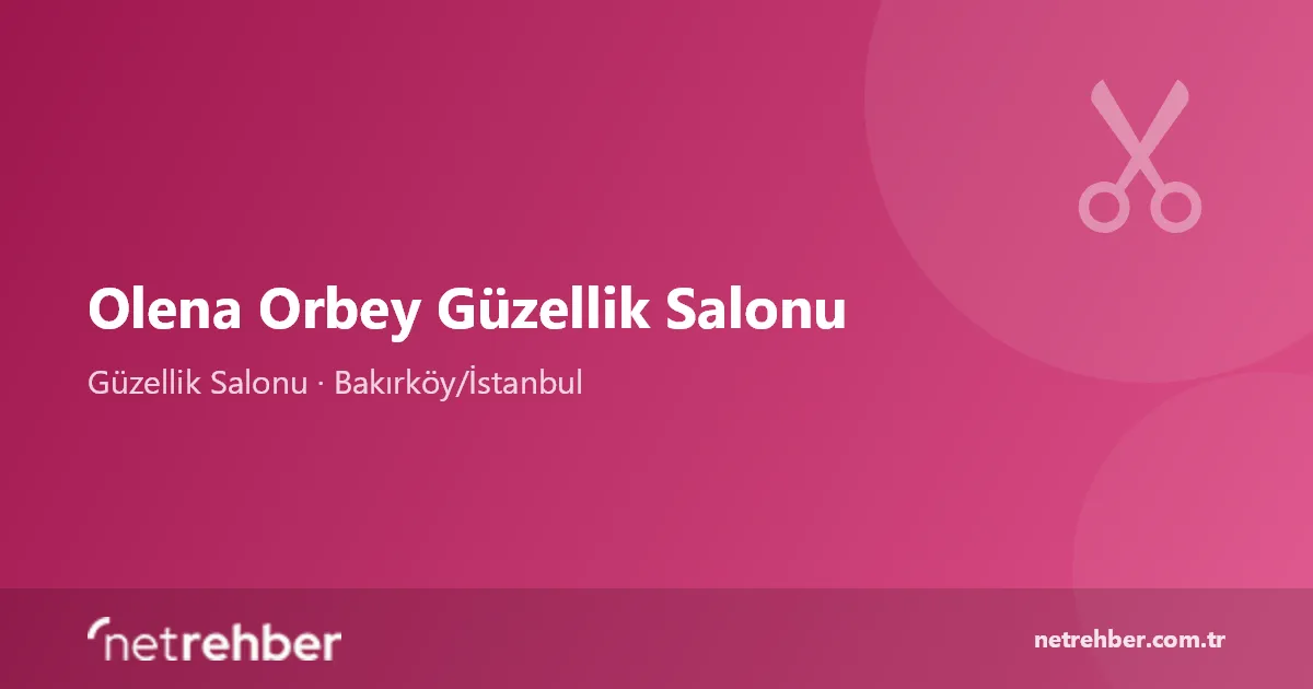 Olena Orbey Güzellik Salonu kapak görseli