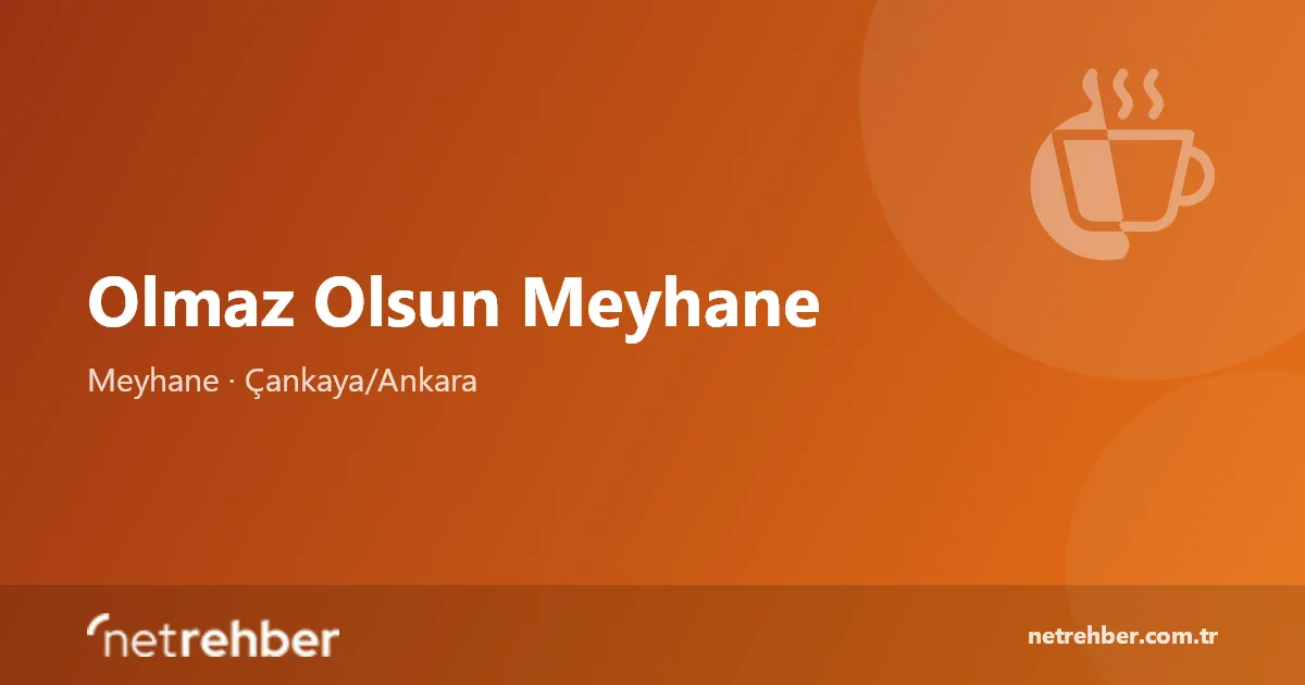 Olmaz Olsun Meyhane kapak görseli