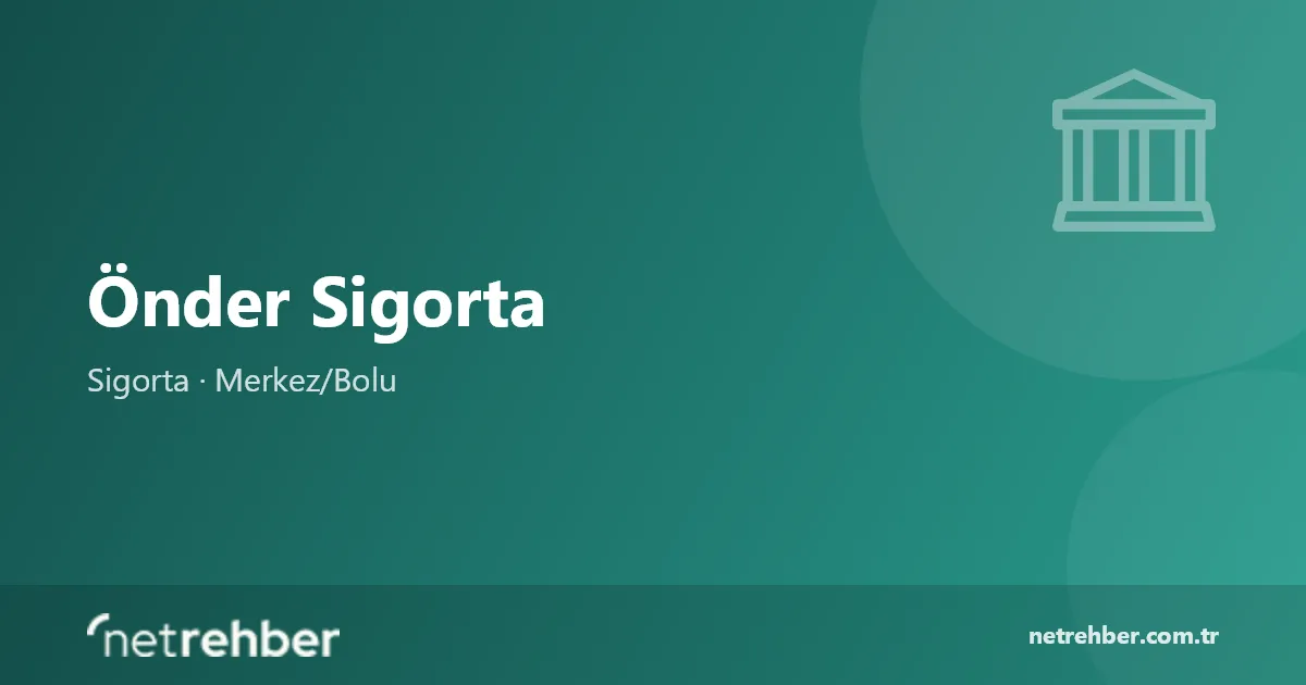 Önder Sigorta kapak görseli