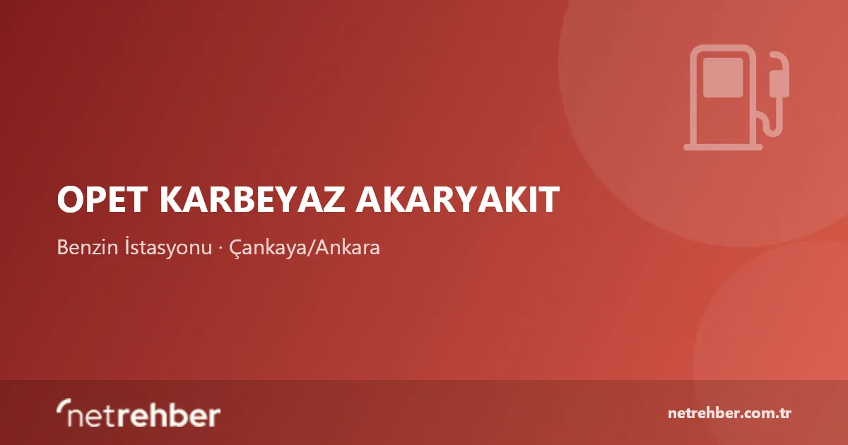 Opet Karbeyaz Akaryakıt kapak görseli