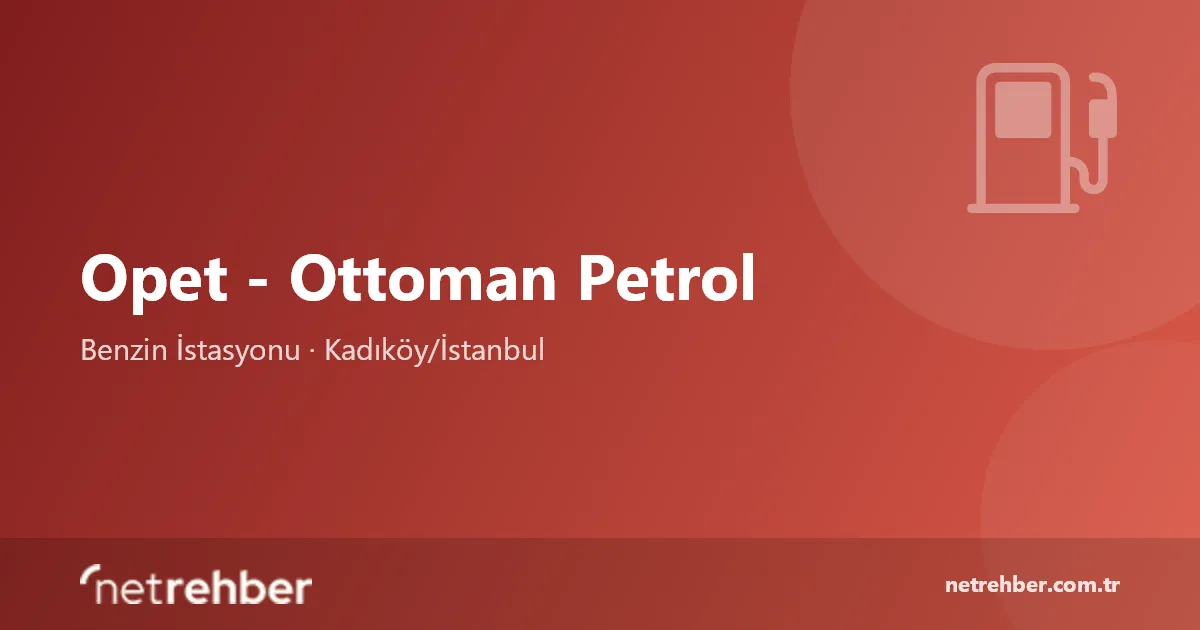 Opet - Ottoman Petrol kapak görseli