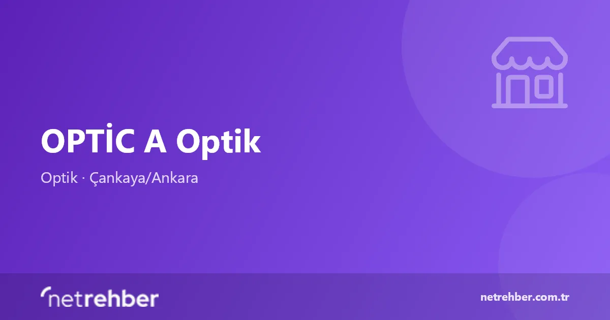OPTİC A Optik kapak görseli