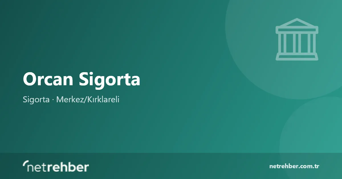 Orcan Sigorta kapak görseli