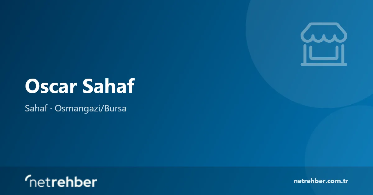 Oscar Sahaf kapak görseli