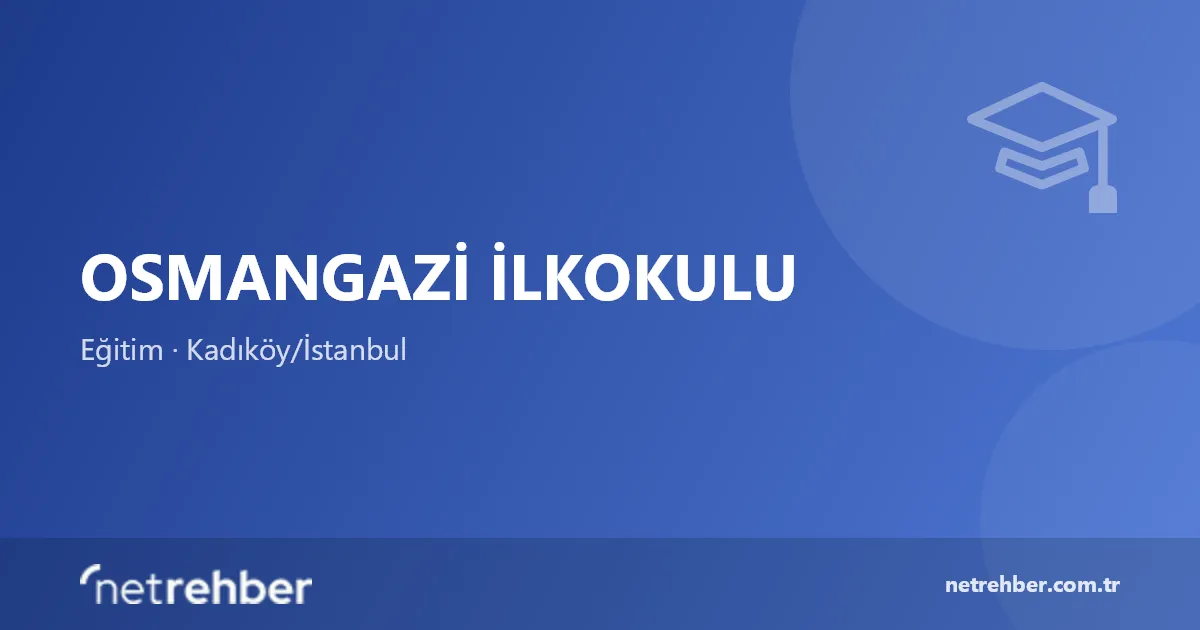 Osmangazi İlkokulu kapak görseli