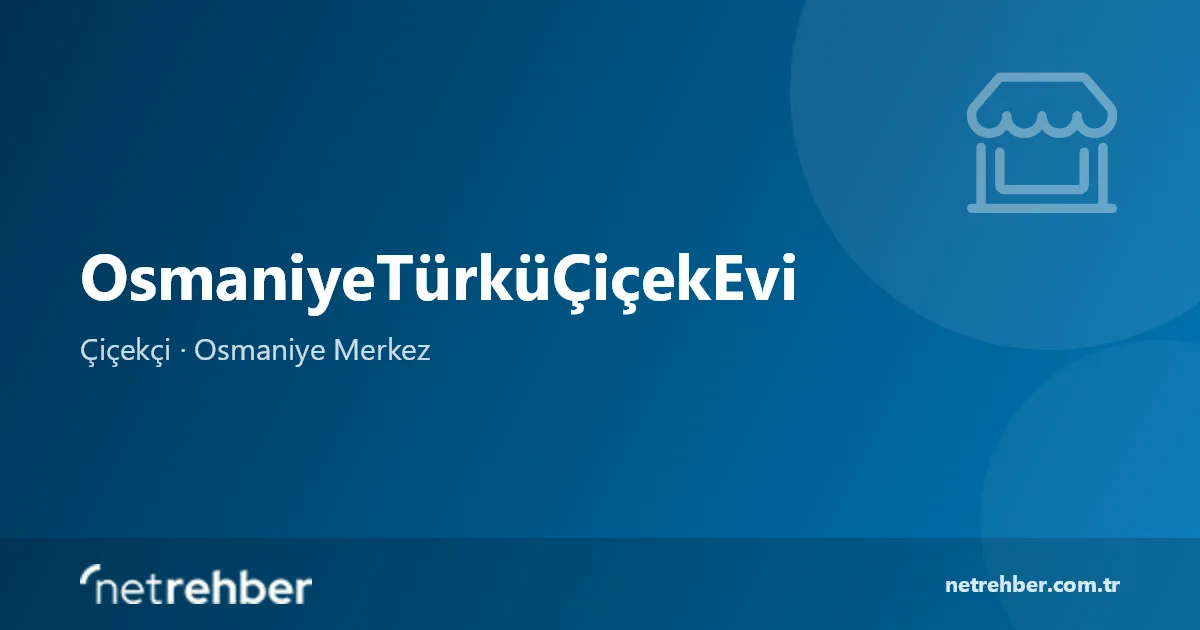 OsmaniyeTürküÇiçekEvi kapak görseli
