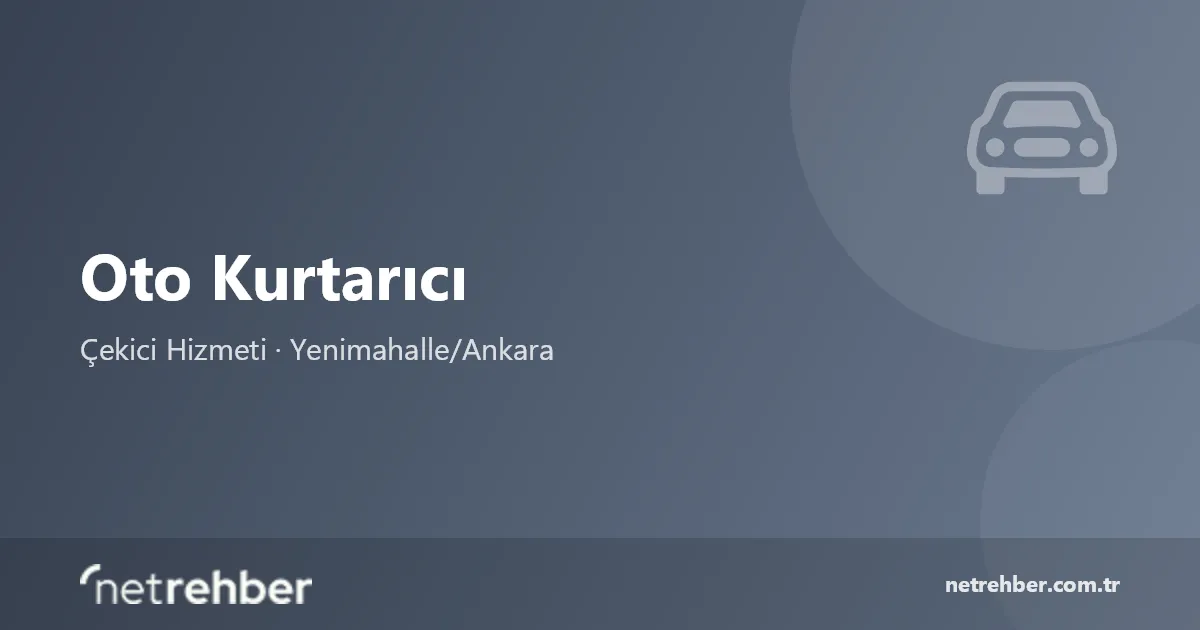 Oto Kurtarıcı kapak görseli