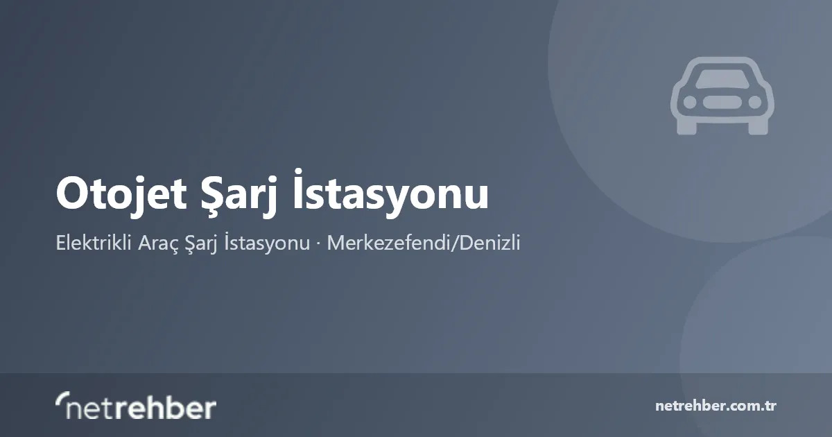 Otojet Şarj İstasyonu kapak görseli