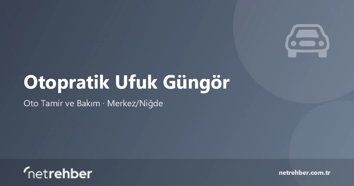 Otopratik Ufuk Güngör kapak görseli