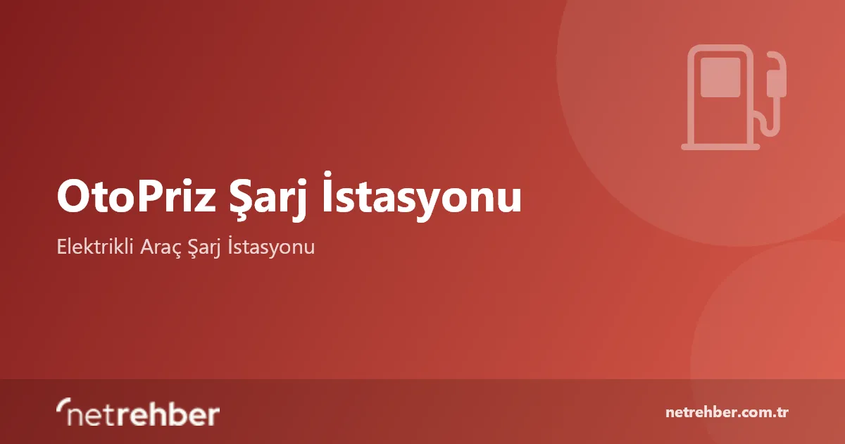 OtoPriz Şarj İstasyonu kapak görseli