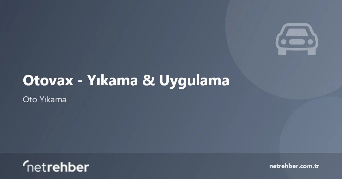 Otovax - Yıkama & Uygulama kapak görseli