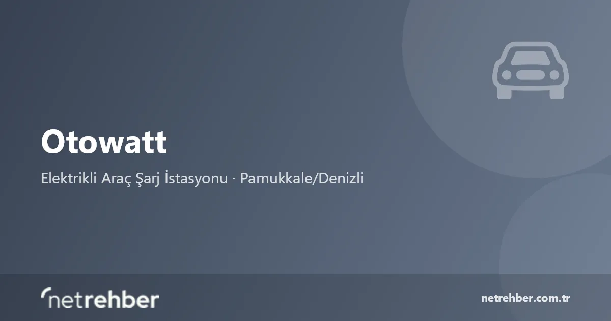 Otowatt kapak görseli
