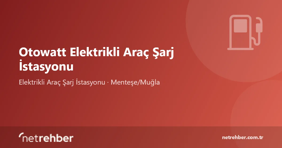 Otowatt Elektrikli Araç Şarj İstasyonu kapak görseli