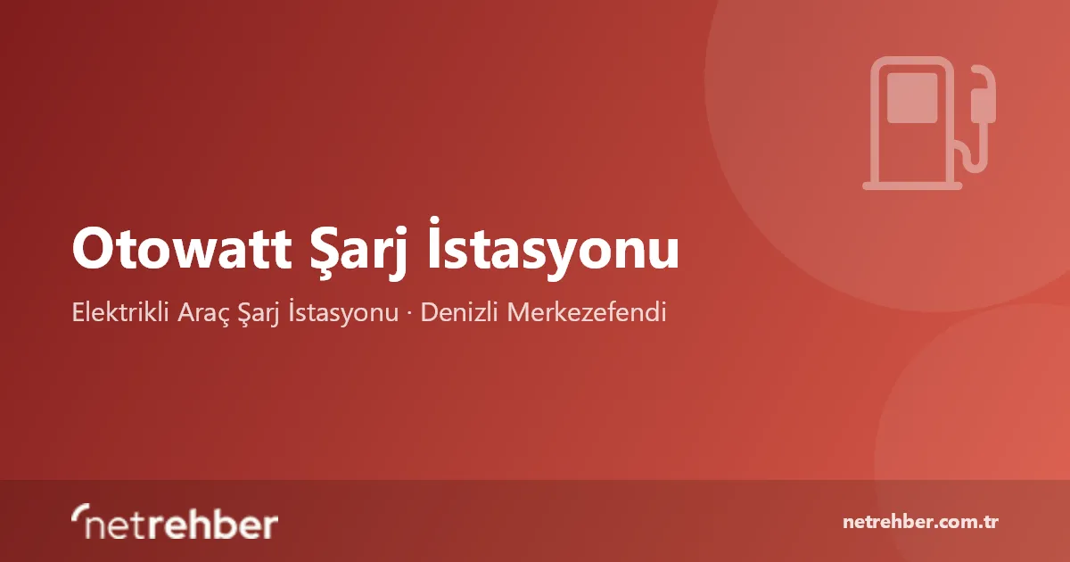 Otowatt Şarj İstasyonu kapak görseli