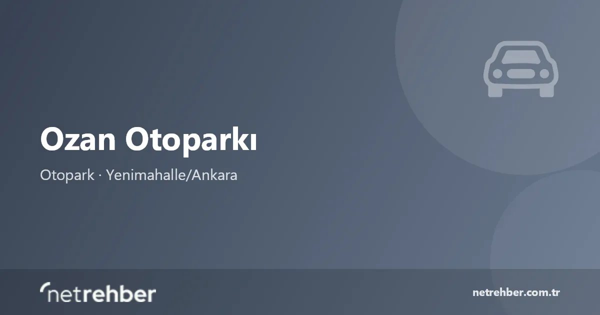 Ozan Otoparkı kapak görseli
