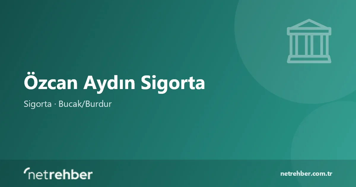 Özcan Aydın Sigorta kapak görseli