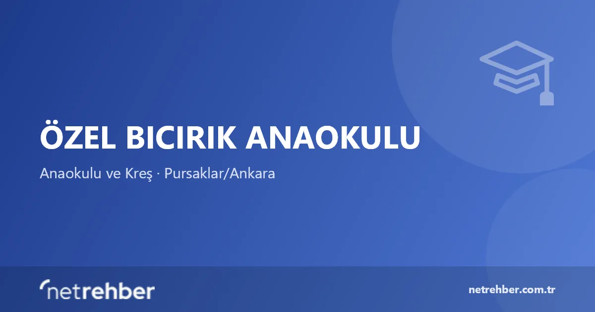 Özel Bıcırık Anaokulu kapak görseli