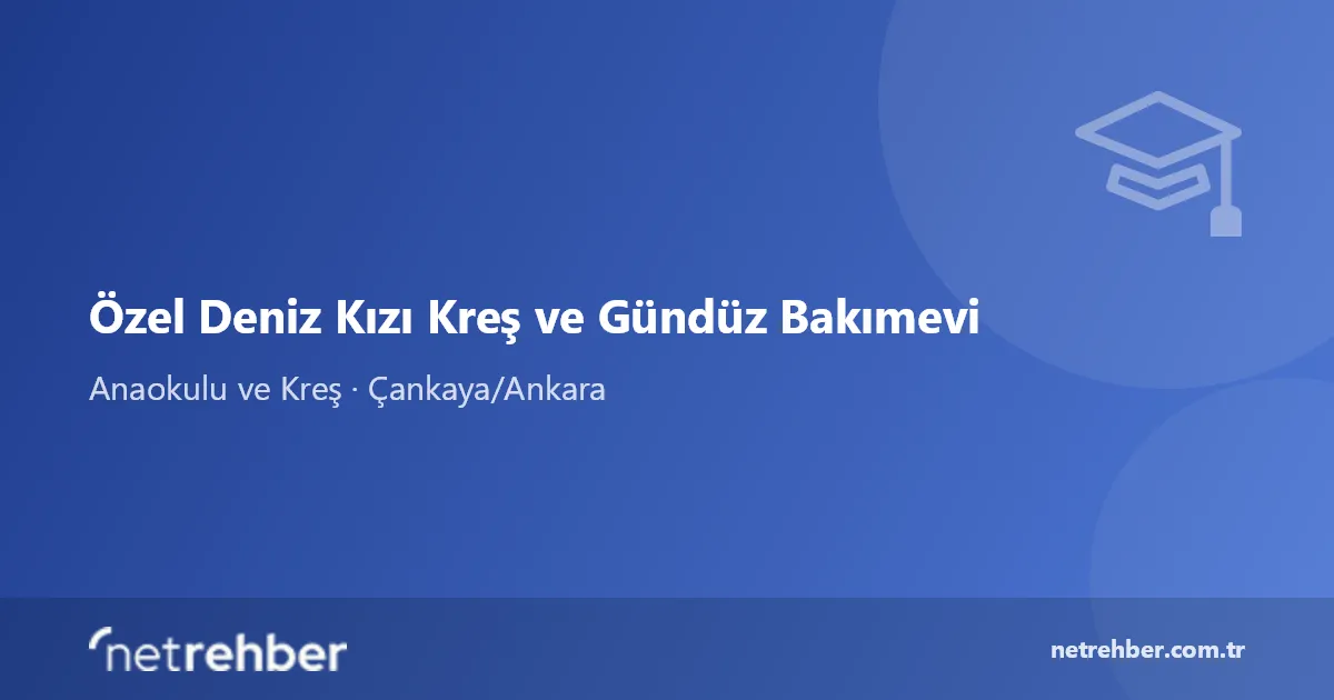 Özel Deniz Kızı Kreş ve Gündüz Bakımevi kapak görseli