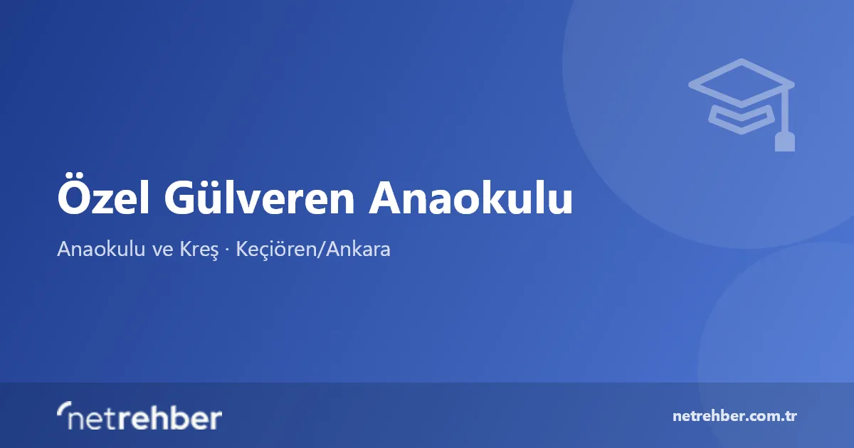 Özel Gülveren Anaokulu kapak görseli