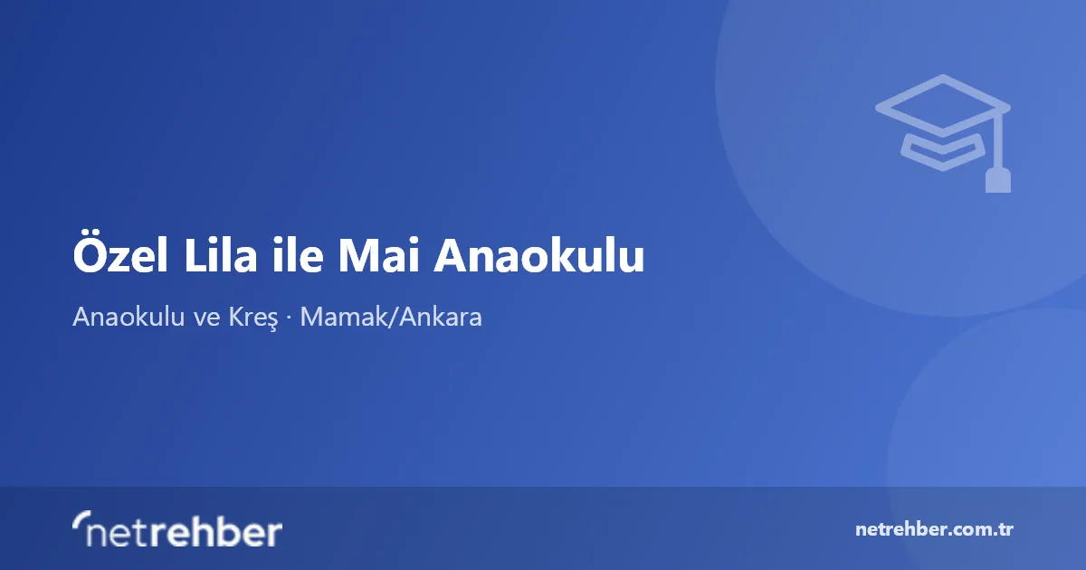Özel Lila ile Mai Anaokulu kapak görseli