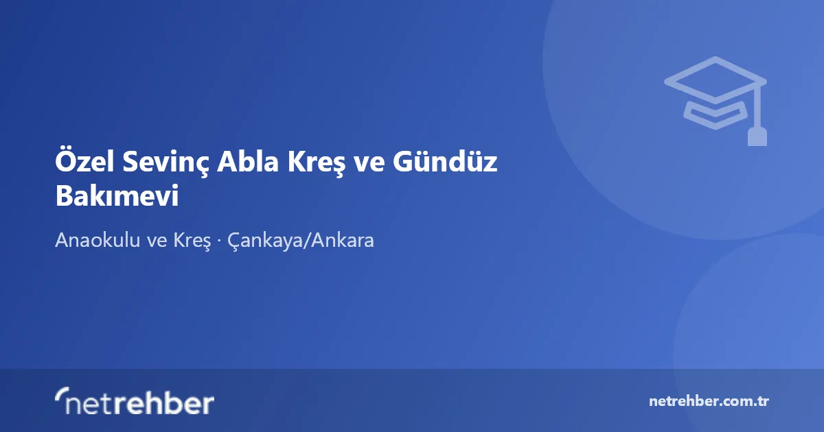 Özel Sevinç Abla Kreş ve Gündüz Bakımevi kapak görseli